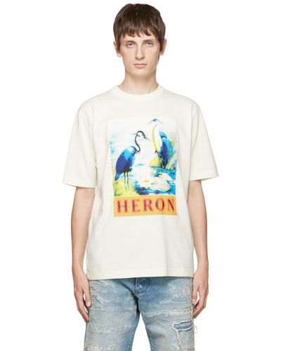 Heron Preston T-shirt blanc à image - Multicolore