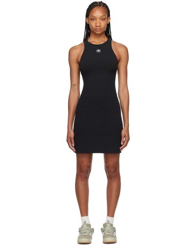 adidas Originals Adicolor Essentials Rib Tank Dress - Black