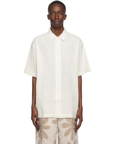 Jacquemus 'la Chemise Moisson' Short Sleeve Shirt - White