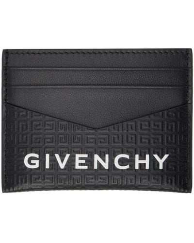 Givenchy Black Micro 4g Card Holder