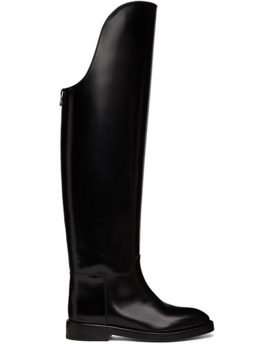 DURAZZI MILANO Equestrian Boots - Black