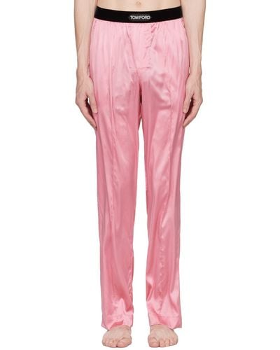 Tom Ford Pink Classic Pajama Pants