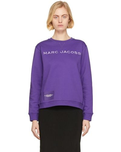 Marc Jacobs 'the Sweatshirt' Sweatshirt - Purple