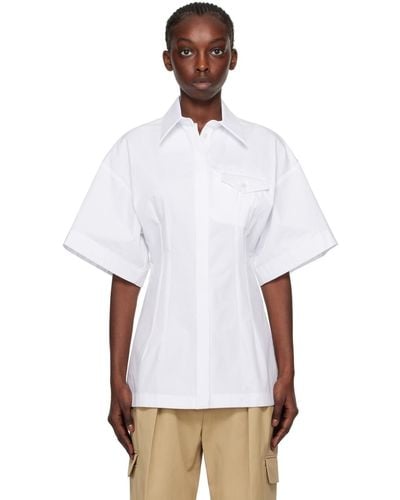 Sportmax Curve Shirt - White