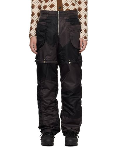 ANDERSSON BELL Detachable Cargo Trousers - Black