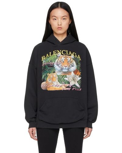 Balenciaga Reversible hoodie - Noir