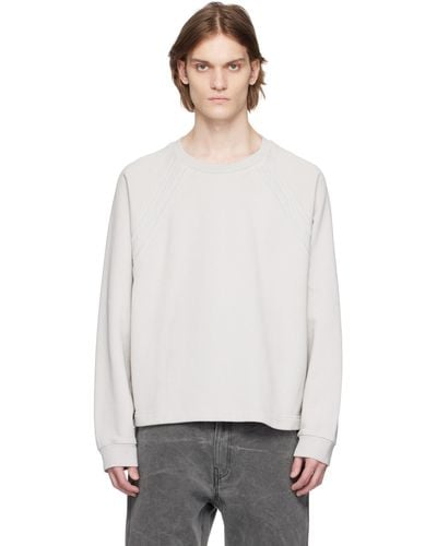 Acne Studios Embossed Sweatshirt - White