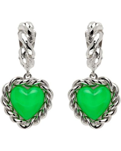 Safsafu Limelight Earrings - Green