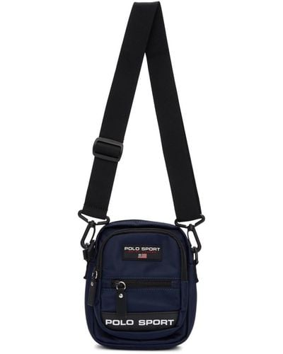 Polo Ralph Lauren Navy Polo Sport Crossbody Bag - Blue