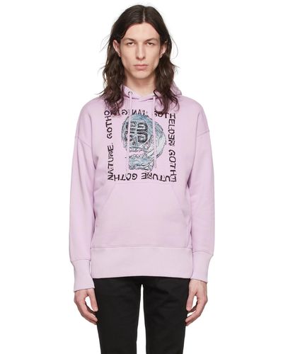 Givenchy Purple Cotton Hoodie - Pink