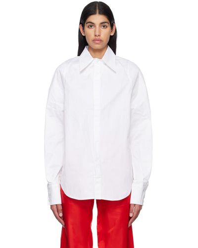 Bianca Saunders Row Back Shirt - White