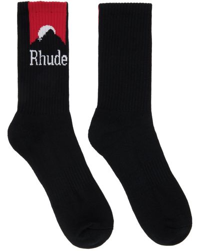 Rhude Moonlight Socks - Black