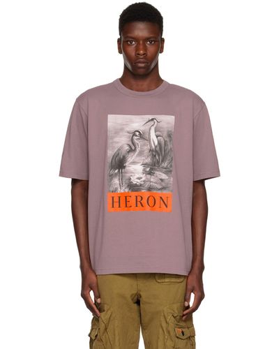 Heron Preston グレー Heron Bw Tシャツ - レッド