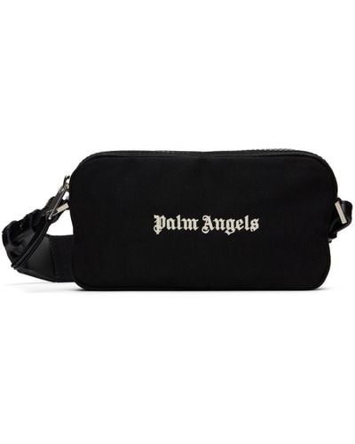 Palm Angels Black Logo Camera Case S Bag