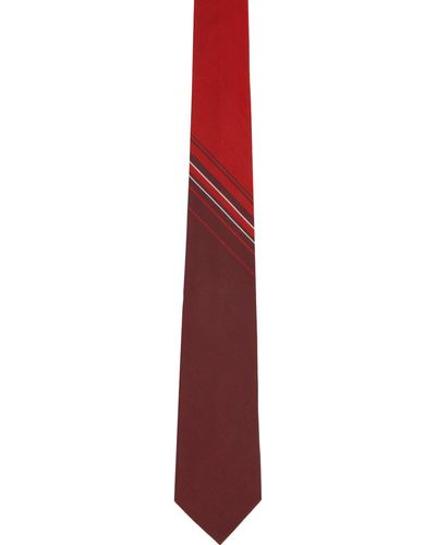 Paul Smith Cravate plcmt rouge édition commission - Noir