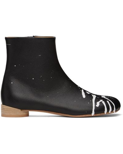 MM6 by Maison Martin Margiela Shoes > boots > ankle boots - Noir
