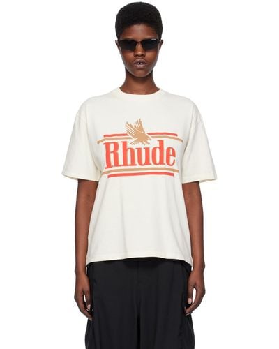Rhude Off-white Rossa T-shirt - Black