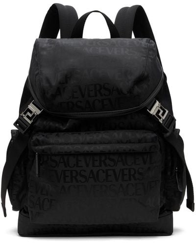 Versace Black '' Allover Neo Backpack