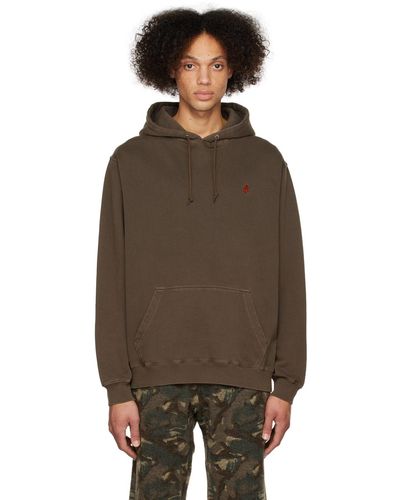 Gramicci Brown One Point Hoodie - Multicolour