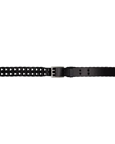 Rag & Bone Mini Woven Belt - Black