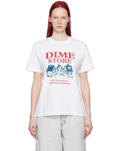 Dime Skateshop T-shirt - White