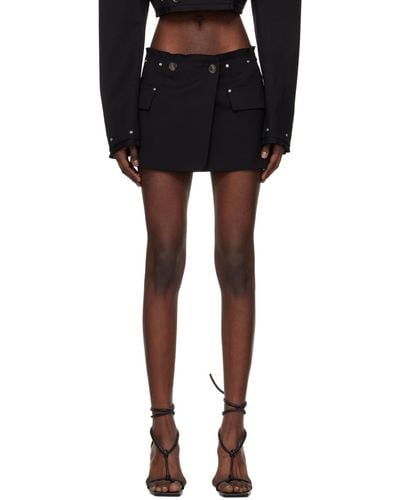 Dion Lee Riveted Blazer Miniskirt - Black