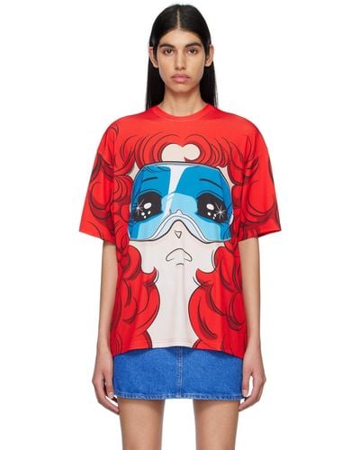 Pushbutton Ssense Exclusive goggle Girl T-shirt - Red