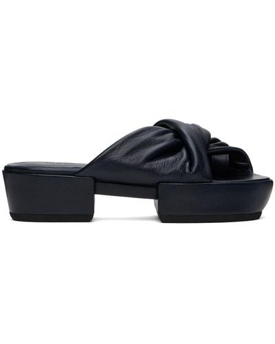 Issey Miyake Twist Sandals - Black
