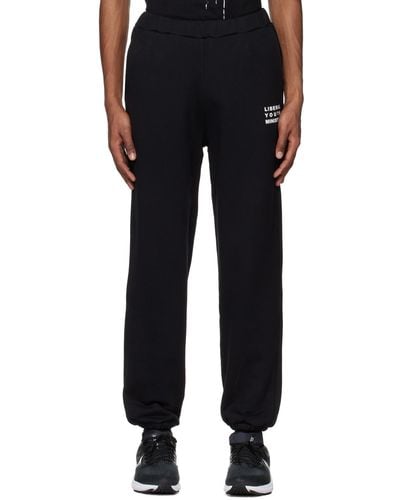 Liberal Youth Ministry Printed Lounge Pants - Black