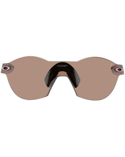 Satisfy Pink Oakley Edition Sub Zero Sunglasses - Black