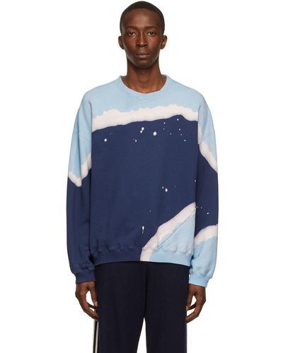 Noma T.D Blue Cotton Sweatshirt