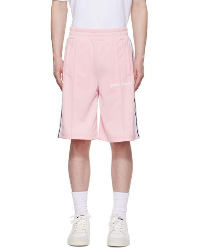 Palm Angels Pink Track Shorts - Multicolour