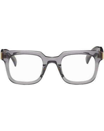 Dunhill Grey Square Glasses - Black