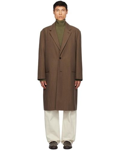 Lemaire Brown Suit Coat - Black