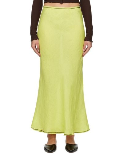 Baserange Dydine Maxi Skirt - Yellow