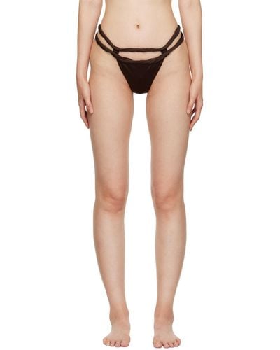 Jacquemus 'le Bas De Maillot Sofio' Bikini Bottom - Black