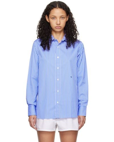 HOMMEGIRLS Stripe Shirt - Blue