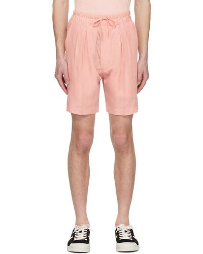 Tom Ford Pink Pleated Shorts