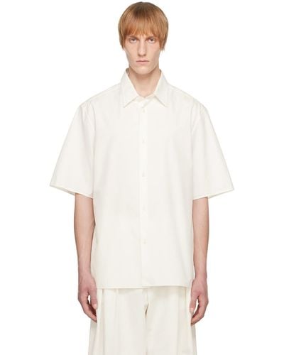 The Row Off-white Patrick Shirt