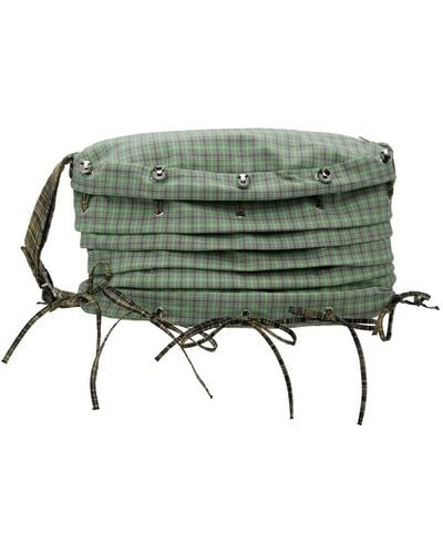 Chopova Lowena Multicolour Scrunch Bag - Green