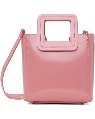 STAUD Pink Mini Shirley Bag