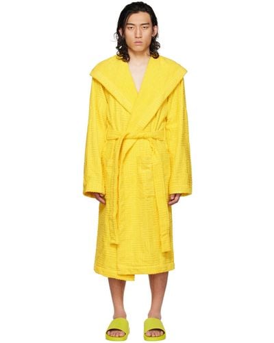 Bottega Veneta Intreccio Bath Robe - Yellow