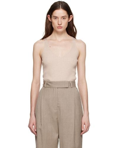 By Malene Birger Bevina Tank Top - Natural