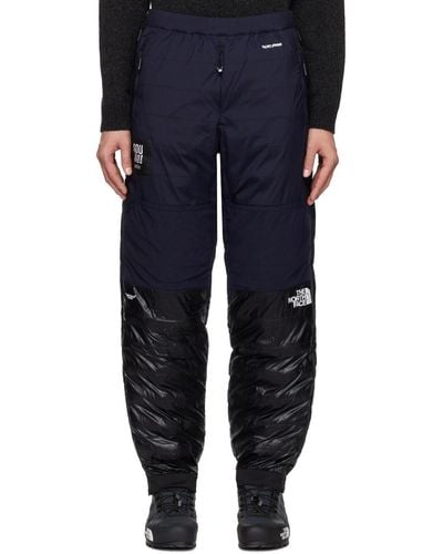 Undercover Navy & Black The North Face Edition Down Trousers - Blue