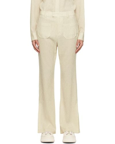 Soulland Off- Kody Trousers - Natural