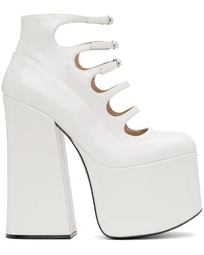 Marc Jacobs 'the Patent Leather Kiki' Heels - White