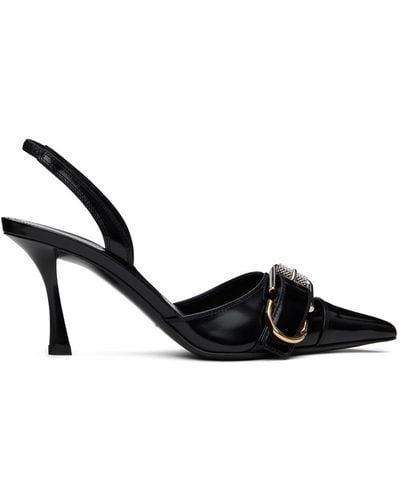 Givenchy Voyou Slingback Heels - Black