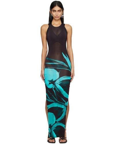 Louisa Ballou Sea Breeze Maxi Dress - Black