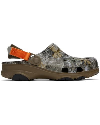 Crocs™ Taupe Realtree Edition All-terrain Sandals - Black