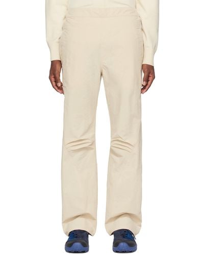 Wynn Hamlyn Relaxed-fit Track Pants - Natural